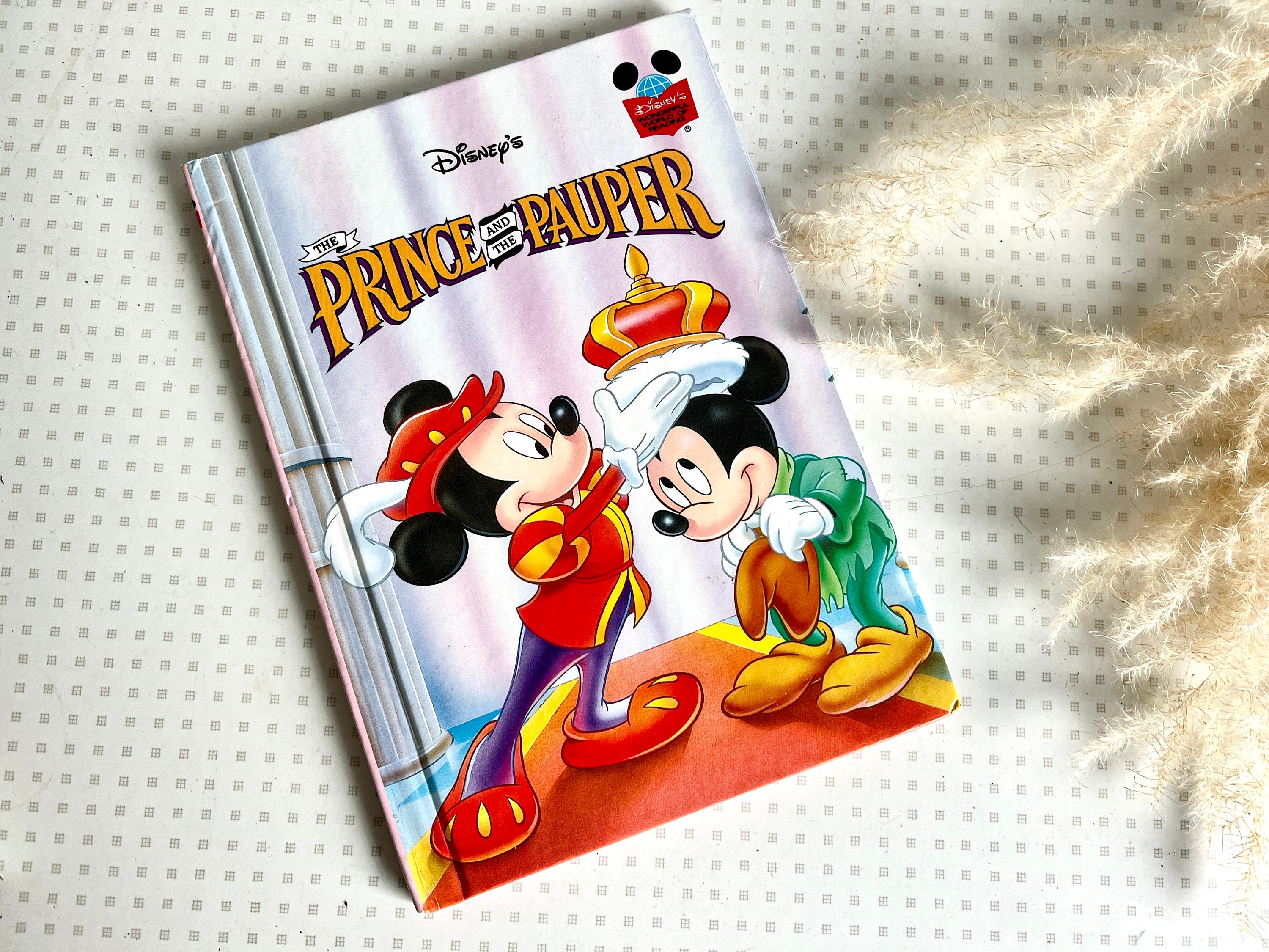 Vintage Walt Disney Prince and the Pauper Book From 1993 UK