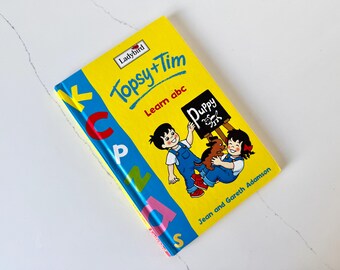 Vintage Topsy and Tim Learn ABC book from 1997