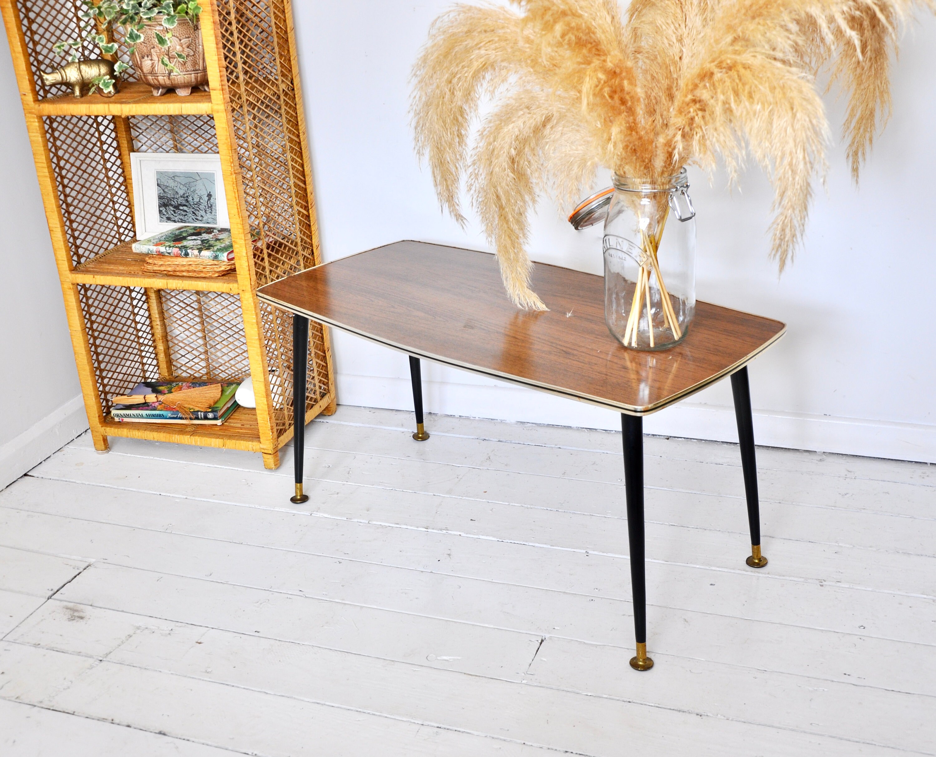 Mid century formica coffee table deals