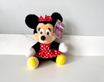 Vintage Minnie Mouse soft toy from Disneyland 1980s