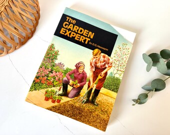 Libro de jardinería vintage del Dr. Hessayon, experto en jardinería, de la década de 1980