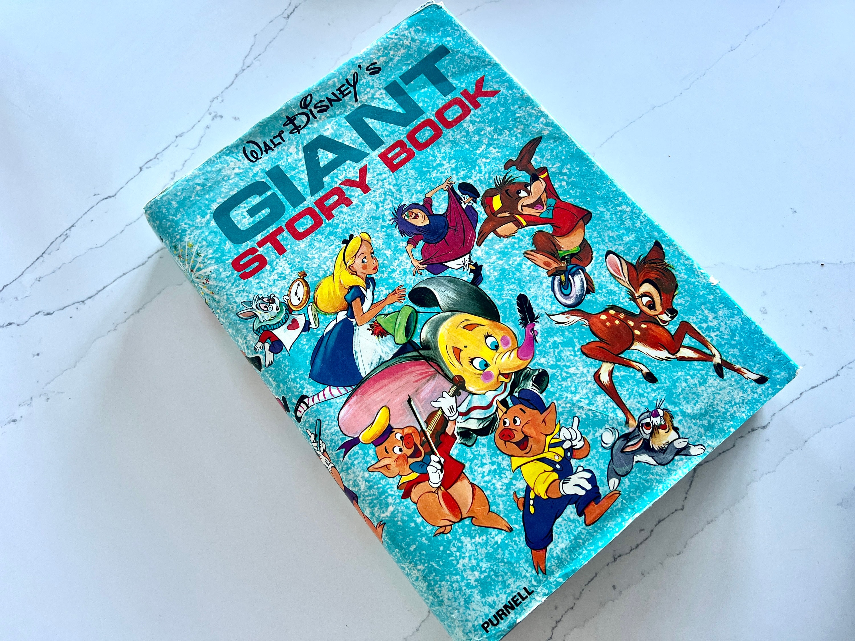 Vintage Purnell Walt Disney Giant Story Book From 1969 - Etsy UK