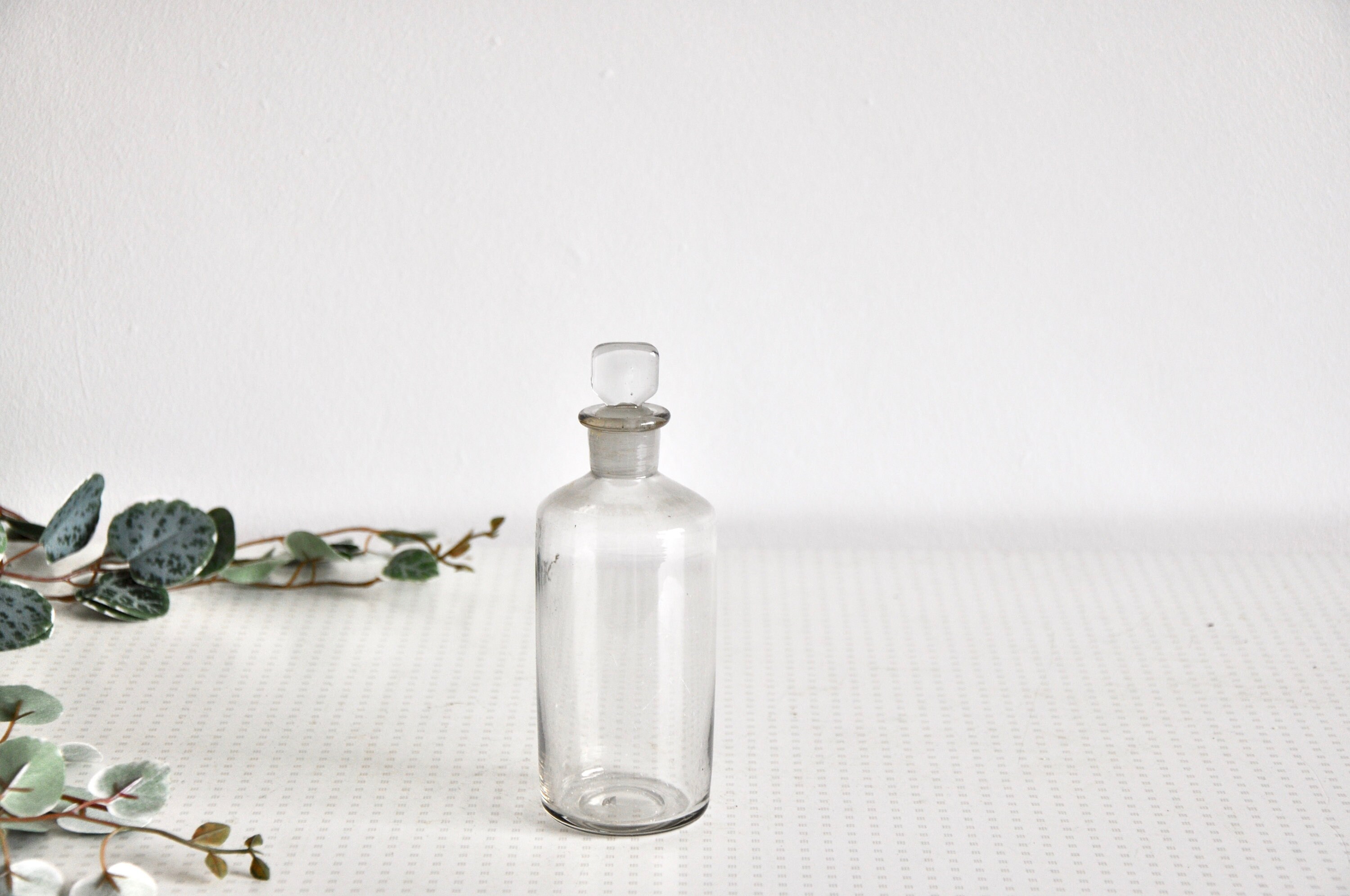 1940 年代のストッパー付きヴィンテージ薬瓶 - Etsy 日本