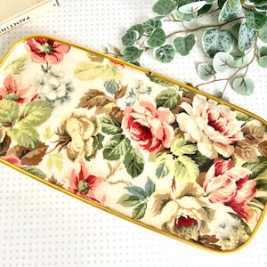 レトロ◆KESWICK TRAYS◆グラスファイバー◆薔薇◆特大トレイ◆イギリス レトロ◇KESWICK TRAYS◇グラスファイバー◇薔薇◇特大トレイ