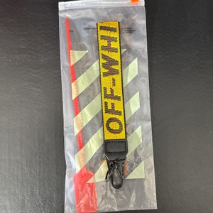 Off white key tag shop