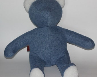 Blue Jean Teddy Bear