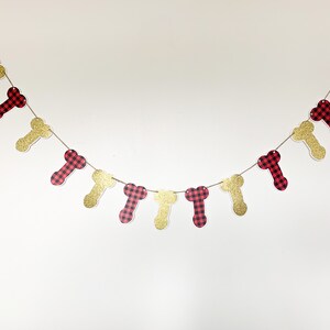 Glitter and Buffalo Plaid Penis Banner image 2