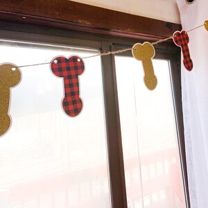 Glitter and Buffalo Plaid Penis Banner image 3