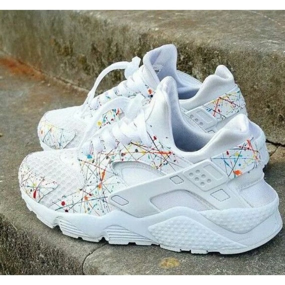 white rainbow huaraches