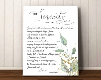 The Serenity Prayer Etsy