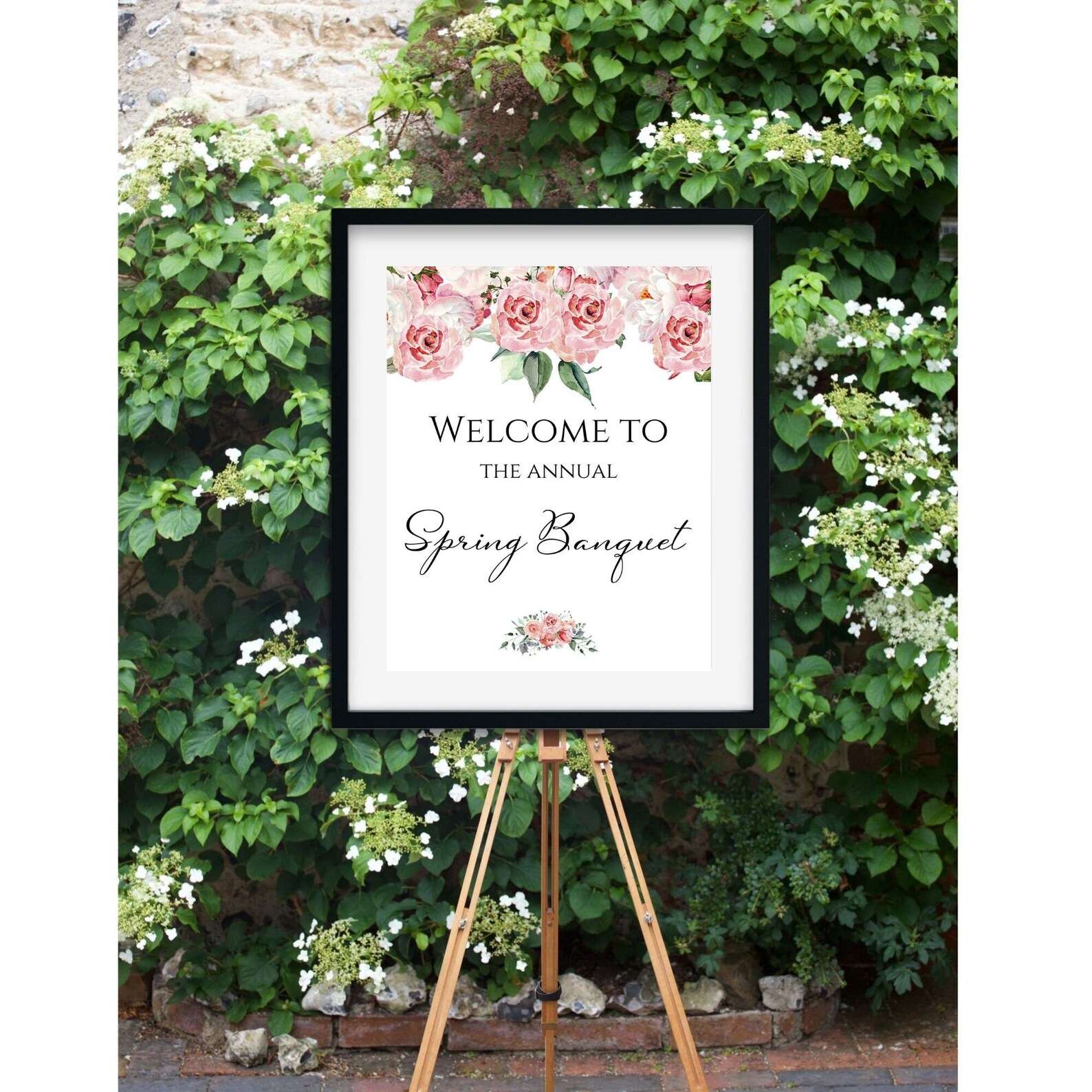 Floral Sign Any Occasion Sign Personalized Etsy