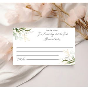 Boho groen bloemen bruids douche wenskaarten, pensioenfeest printables, douchedecoraties, digitaal bestand, Instant Download