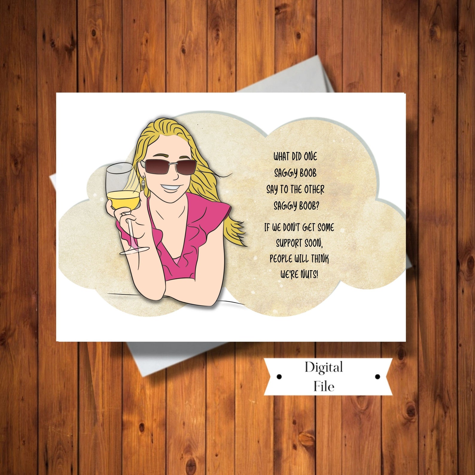 Funny Card Birthday Card Cheer Up Card Thinking of You Etsy