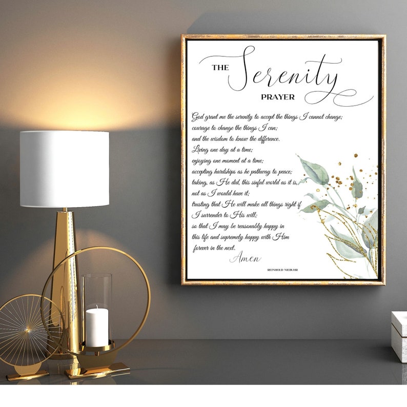 serenity prayer full serenity prayer full