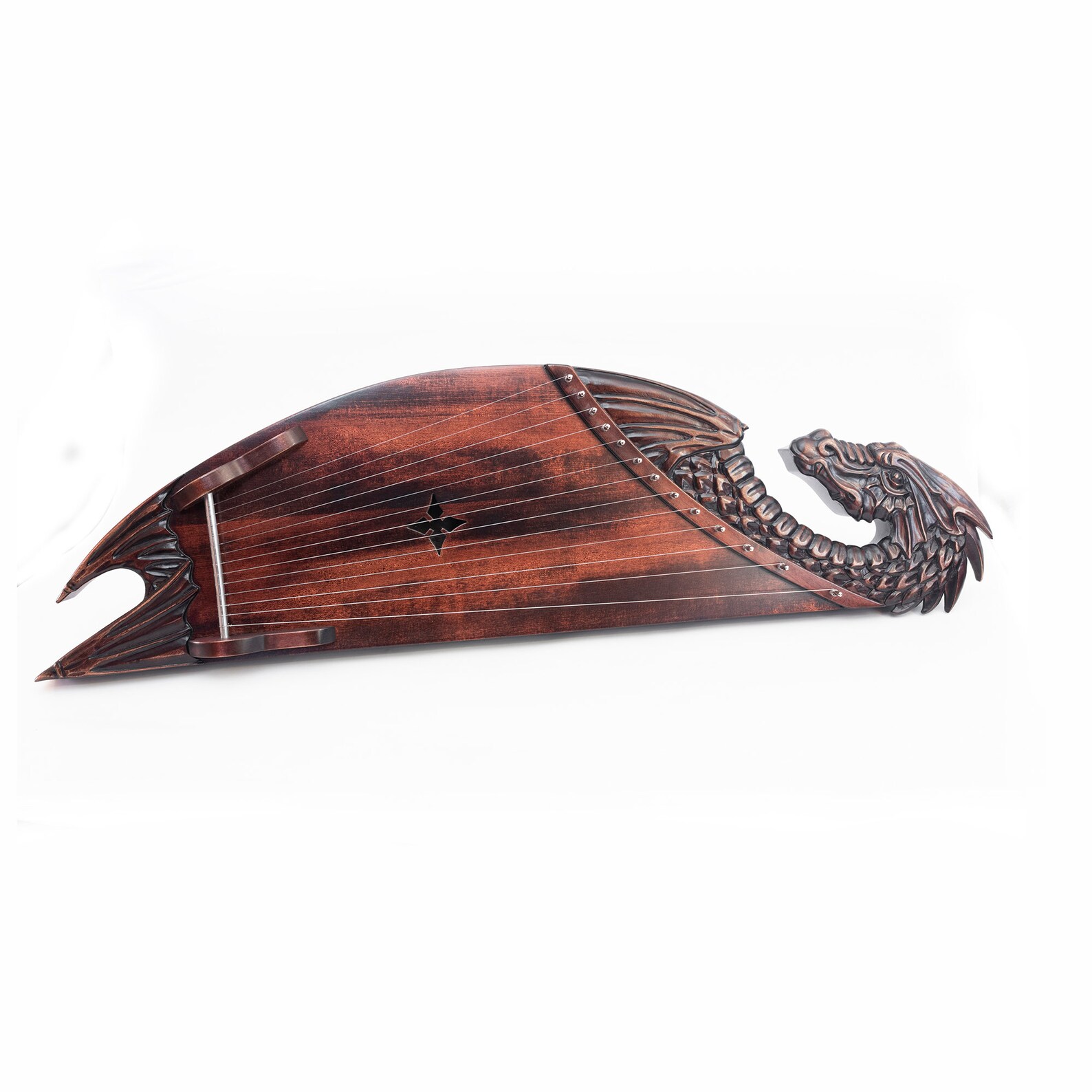 Plucked Psaltery Dragon 13 string gusli kantele lyre harp Etsy