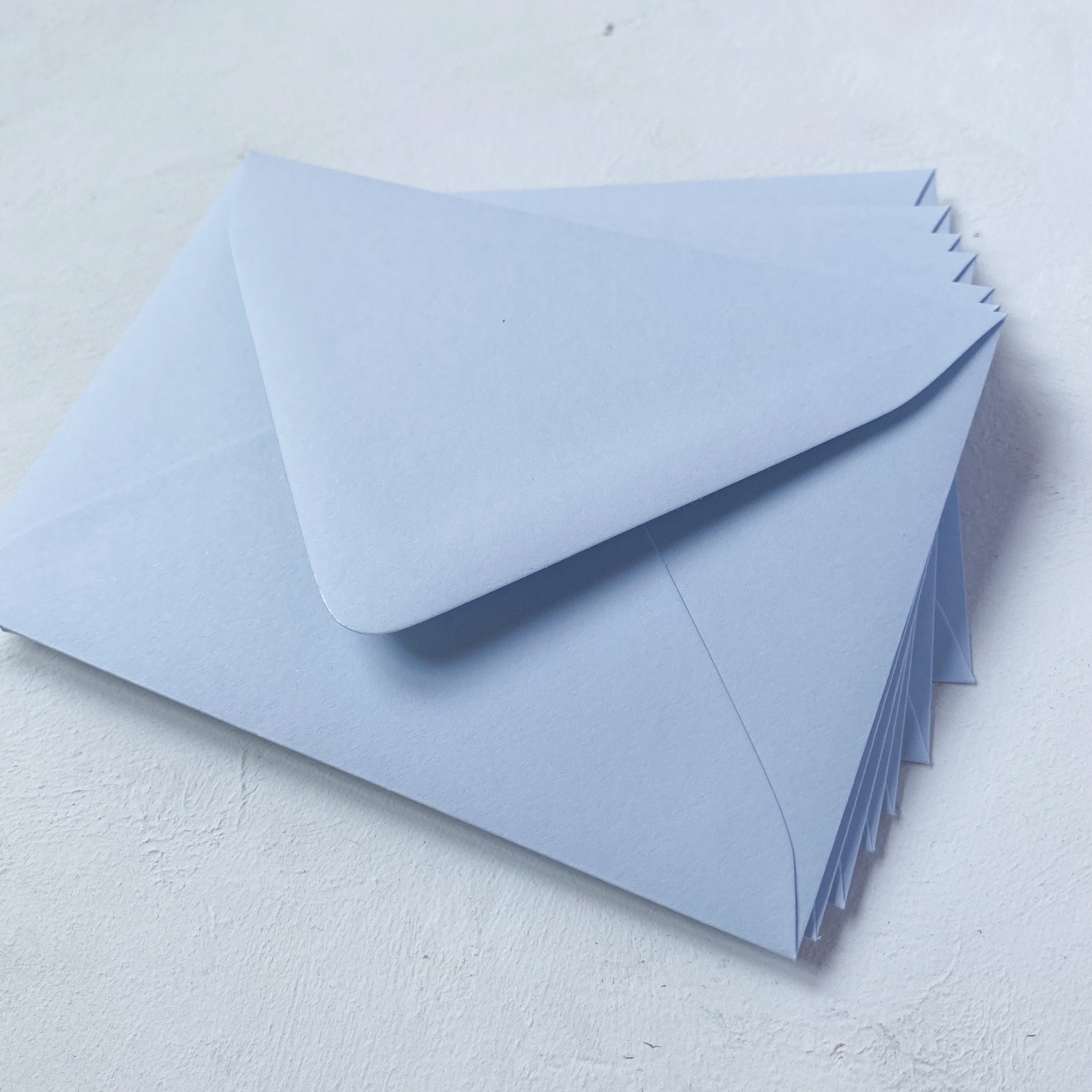 Light Blue Euro Flap Envelopes A7 Perfect for Wedding Baby Etsy