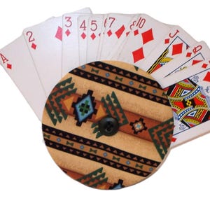 Playing Card Holder - Fabric - Great for Arthritic and Kid&#39;s Hands - Choose your Print