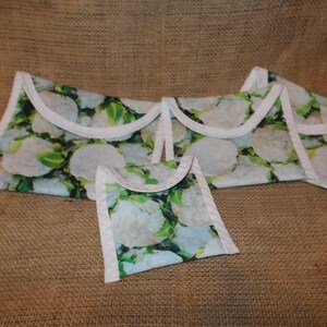 Snack Bag Set - Cauliflower Print  - Eco Friendly and Reusable