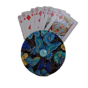 Playing Card Holder - Fabric - Great for Arthritic and Kid&#39;s Hands - Choose your Print