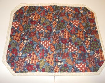 Placemats - Country Christmas Patchwork Placemats Set of 2