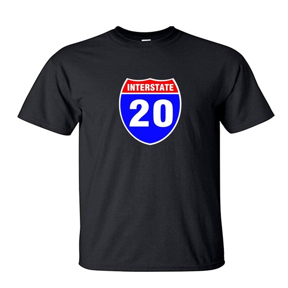 Interstate 20 T Shirt Etsy