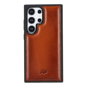 Samsung Galaxy S24 Series Leather Snap-On Case, Premium Handmade from Full Grain Leather by BlackBrook Case image 2