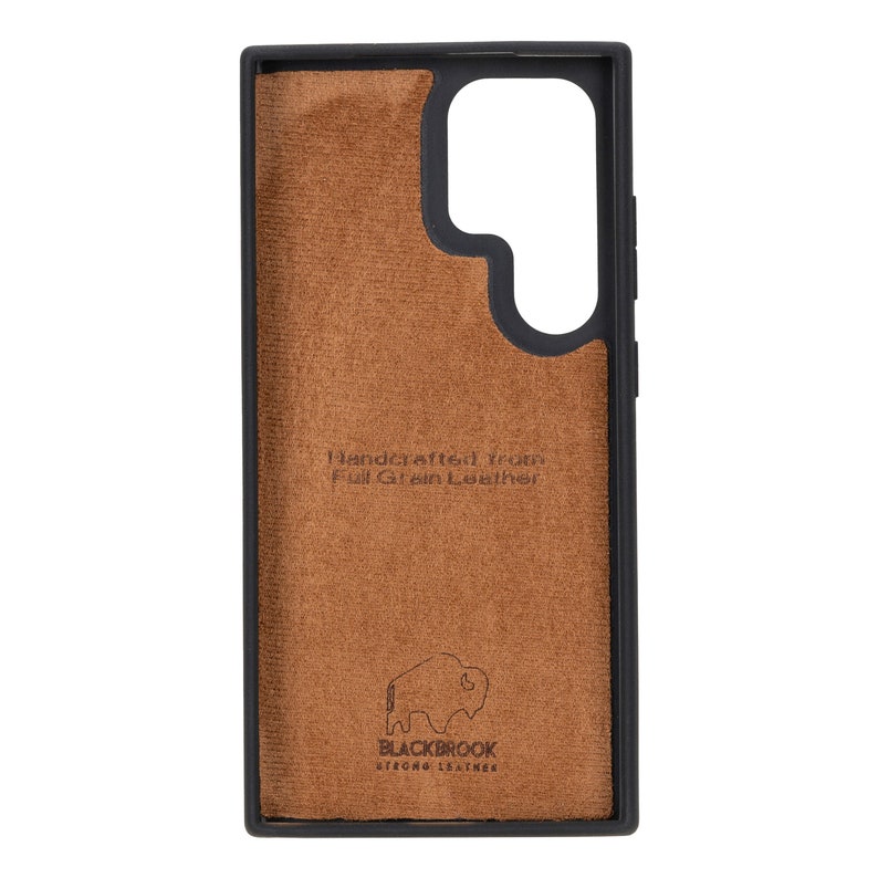 Samsung Galaxy S24 Series Leather Snap-On Case, Premium Handmade from Full Grain Leather by BlackBrook Case image 4