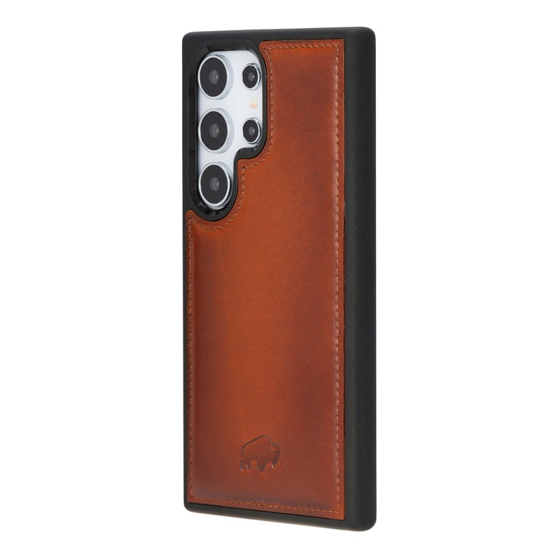 Samsung Galaxy S24 Series Leather Snap-On Case, Premium Handmade from Full Grain Leather by BlackBrook Case image 5