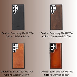 Samsung Galaxy S24 Series Leather Snap-On Case, Premium Handmade from Full Grain Leather by BlackBrook Case image 6