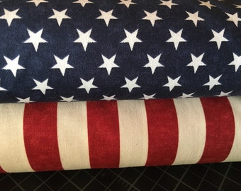 40 Pcs 5/” Squares Red//White//Blue Patriotic Quilting Fabric 100/% Cotton