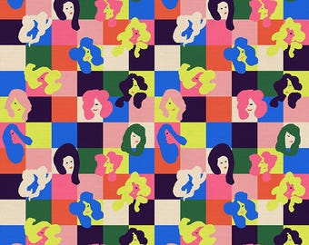 Rebel Girl Fabric, By The Yard, Rebel Girl Gang Fabric 120-21851, Paintbrush Studio, Quilting Cotton BTY, TheFabricEdge