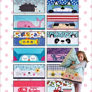 Pillowcase Sewing Pattern, Amy Bradley Designs, ABD291, Instructions for 12 Pillowcases, Full Size Pattern, Paper Pattern, TheFabricEdge