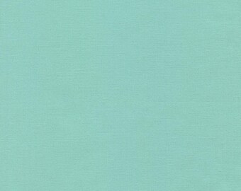Solid Aqua Fabric, By The Yard, Quilting Cotton, Soho-Scuba, Timeless Treasures, BTY, TheFabricEdge