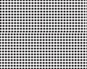 Black Gingham Fabric, By The Yard, Small Gingham Pattern, Quilting Cotton, Timeless Treasures, C8026, TheFabricEdge