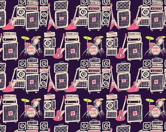 Music Fabric, By The Yard, Rebel Girl Hear Her Roar Fabric 120-21852, Paintbrush Studio, Quilting Cotton BTY, TheFabricEdge