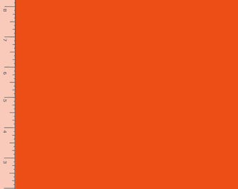 Solid Orange Fabric, By The Yard, Quilting Cotton, Soho Orange, Timeless Treasures, BTY, TheFabricEdge
