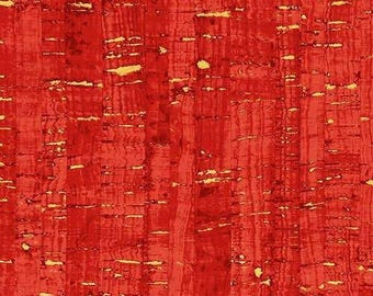 Uncorked Fabric, By The Yard, Windham, Candy Red, Gold Metallic, BTY, Quilting Cotton, 50107M-22, TheFabricEdge