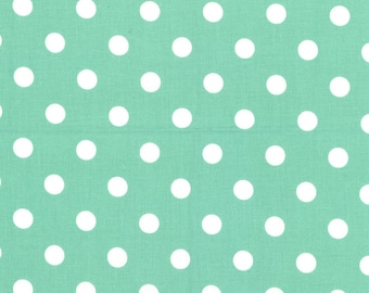 Polka Dot Fabric, By The Yard, That's It Dot, Pistachio w/ White Dot, CX2489-PIST-D, 1/2" Polka Dot, Quilting Cotton, BTY, TheFabricEdge