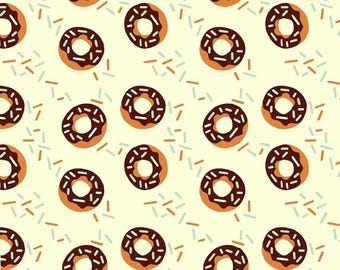 Donut Fabric, By The Yard, Food Truck Donuts, Yellow, Paintbrush Studio, 120-209433, Quilting Cotton, BTY, TheFabricEdge