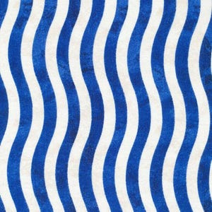 Flag Wavy Stripe, By The Yard, Marblehead Valor Stripes Blue/White, Paintbrush Studio Fabric, 120-12812, Quilting Cotton, BTY, TheFabricEdge