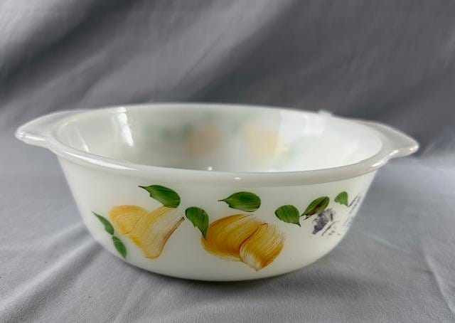 FIRE KING＊ケーキパン Fire King Gay Fad Fruit 8” Square Dish #452