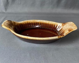 Vintage McCoy Miniature Casserole Dish #0870 USA Brown