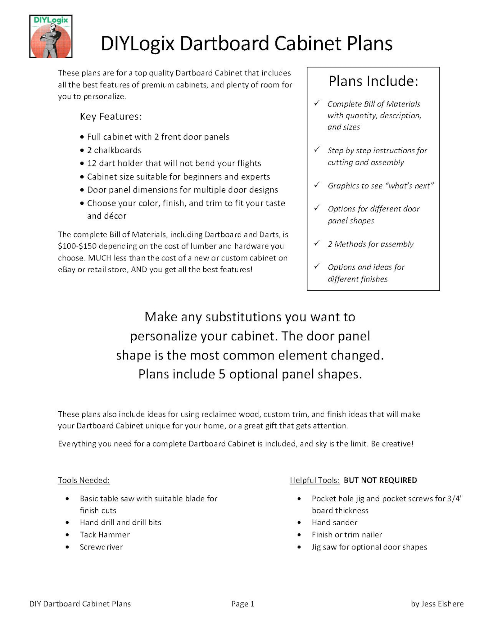 DIY Dartboard Plans Etsy