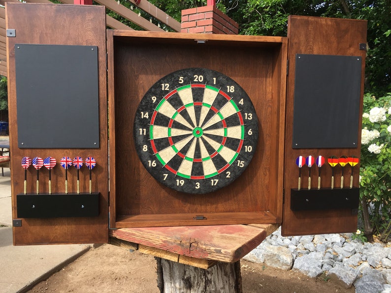 DIY Dartboard Cabinet Plans Etsy