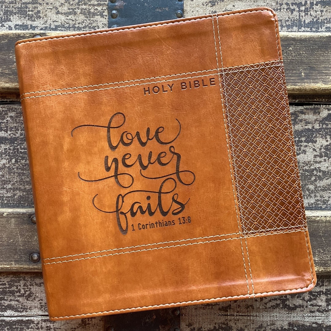 NIV Holy Bible XL Edition Comfort Print Brown With 1 - Etsy