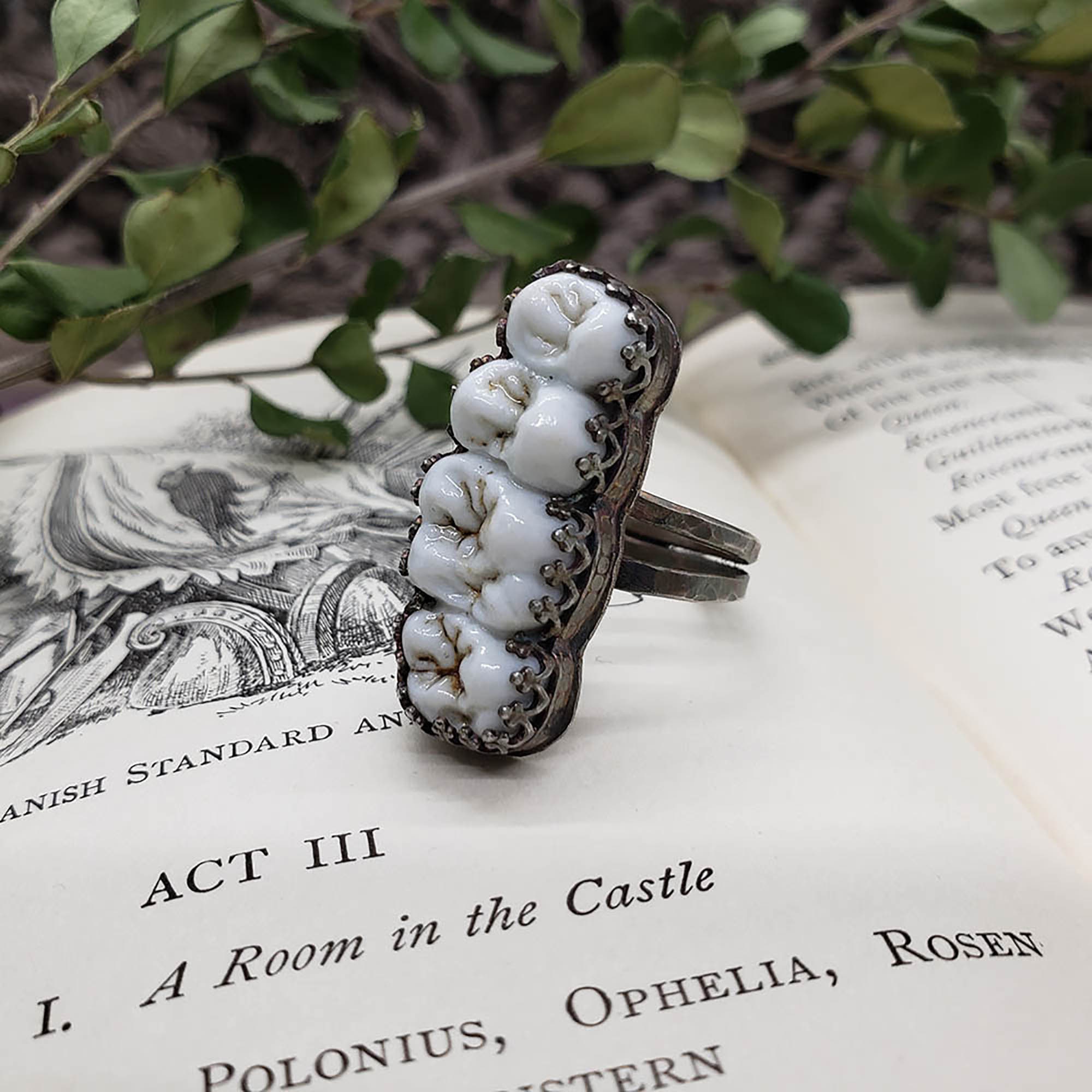 Real Human Bone Ring