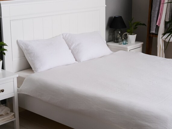 Farmhouse Style Linen Duvet Cover Sets Best Gift Ideas Shabby Etsy