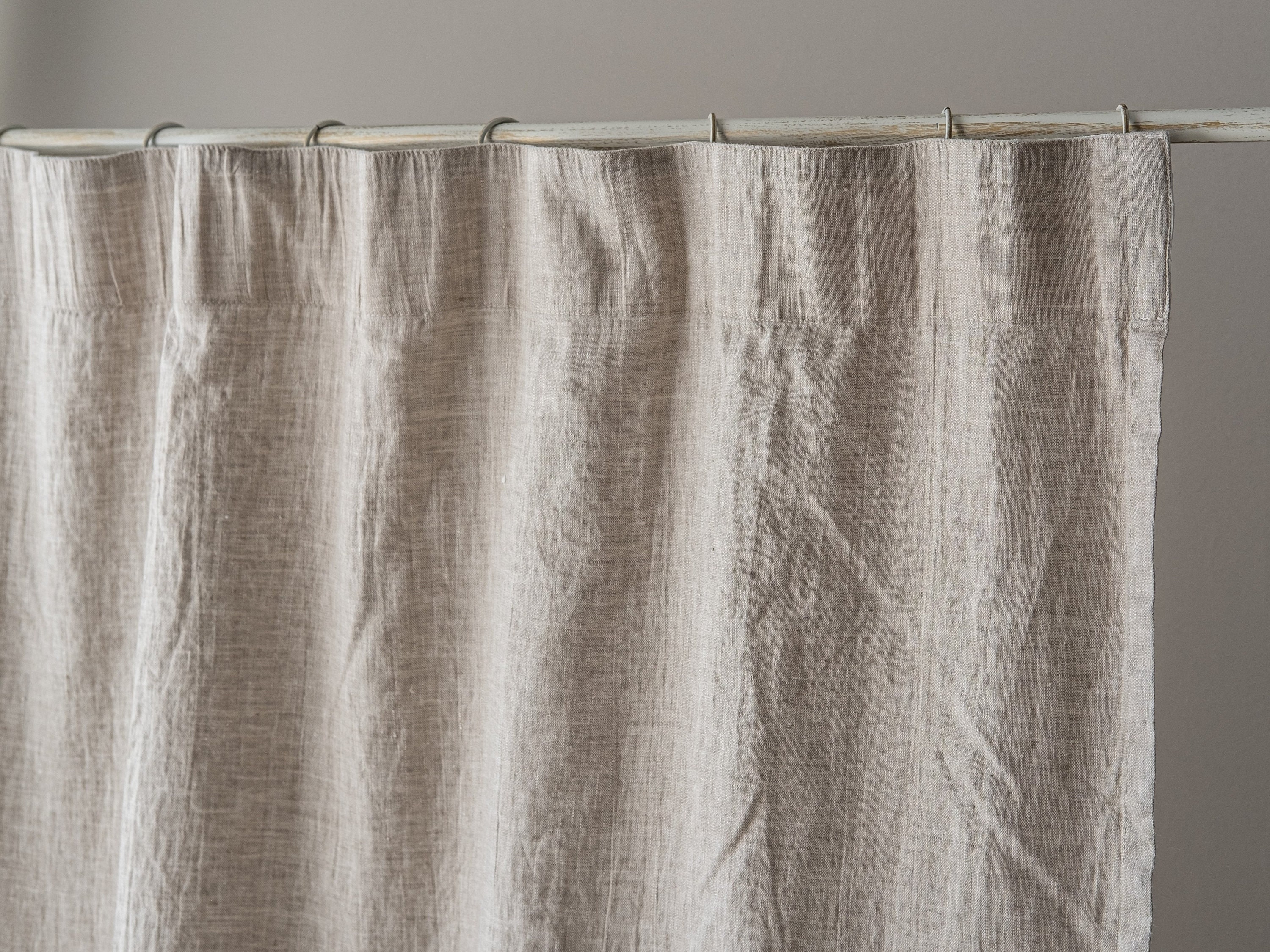 Linen Curtain Panel Pair in Natural Flax Set of 2 on Etsy