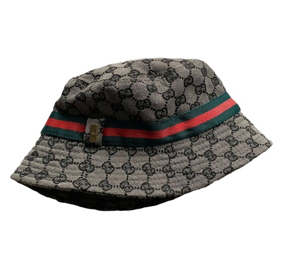 Gucci Vintage Monogram Bucket Hat. - Etsy