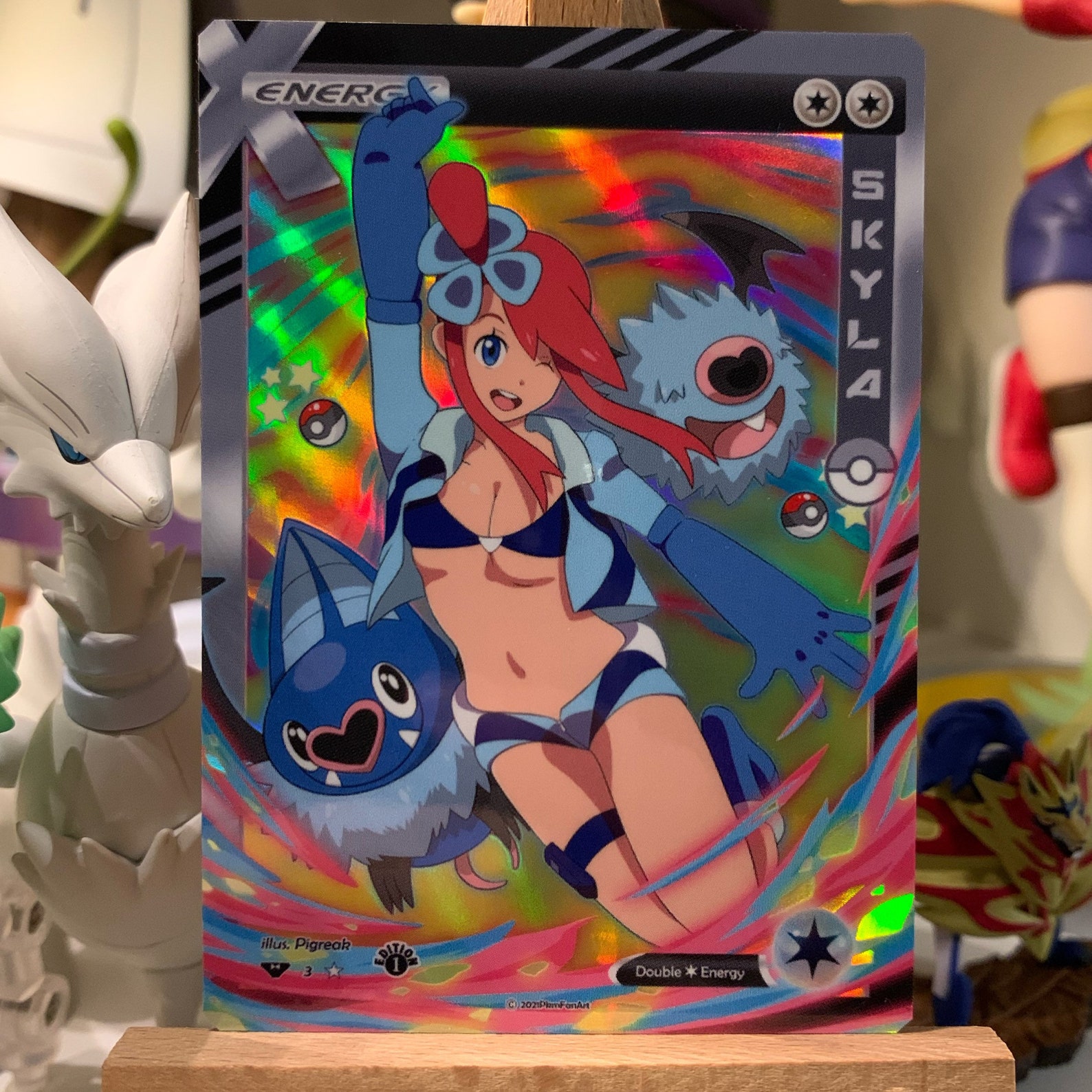 Skyla Lapras NSFW Pokemon Custom Card Etsy